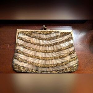 Vintage Hand Beaded Magid Clutch
